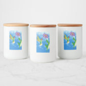 Hummingbird: gestileerd voedselcontainer etiket (Flessen)