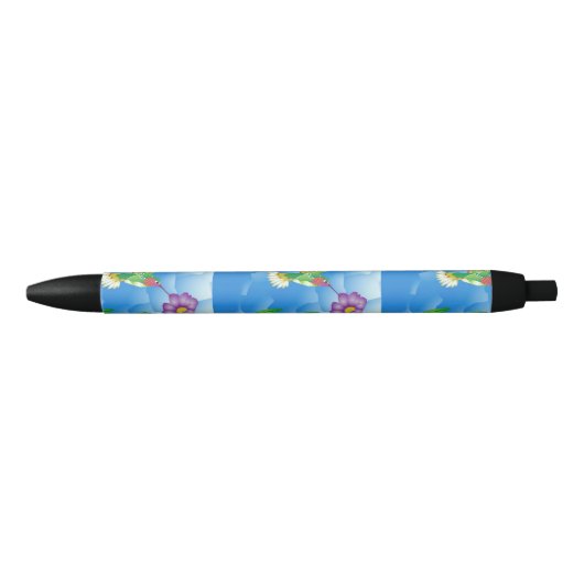 Hummingbird: gestileerd zwarte inkt pen (Voorkant)
