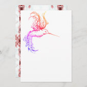 Hummingbird Gift Kaart (Voorkant / Achterkant)