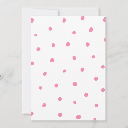 Hummingbird Girls Verjaardagsfeestje Uitnodiging R (Achterkant)