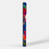 Hummingbird Glas in lood esthetische bloementuin Case-Mate iPhone Case (Achterkant / Rechts)