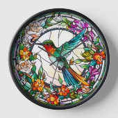 Hummingbird Glas in lood Style Wall (Voorkant)