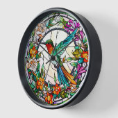 Hummingbird Glas in lood Style Wall (Hoek)