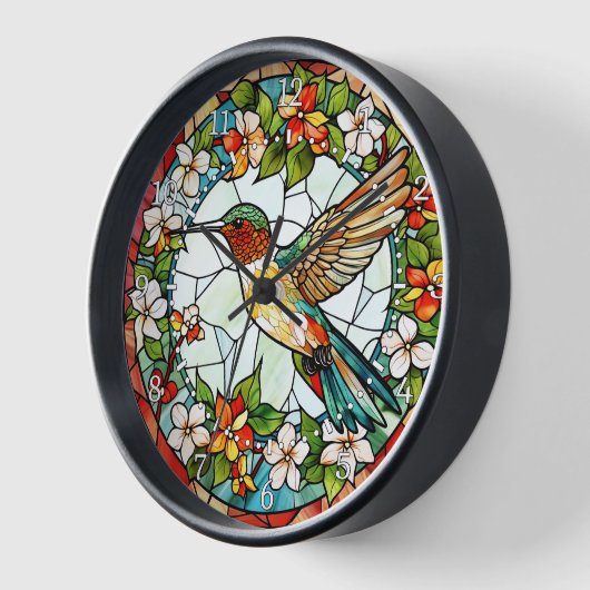 Hummingbird Glas in lood Style Wall (Hoek)