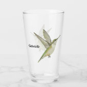 Hummingbird Glass Glas (Achterkant)