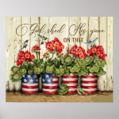 Hummingbird God schetste zijn Grace Housewarming G Poster (Voorkant)