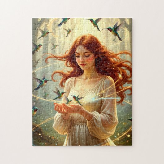 Hummingbird Goddess Legpuzzel (Verticaal)
