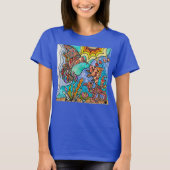 Hummingbird Goldfish Reflection Art T-shirt (Voorkant)