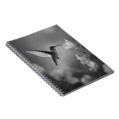Hummingbird Grace Flower Bloom Notitieboek (Rechterzijde)