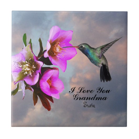 HUMMINGBIRD-GRANDMA TEGELTJE (Voorkant)