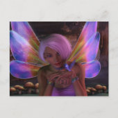 Hummingbird Guardian Fairy Fantasy Art Briefkaart (Voorkant)