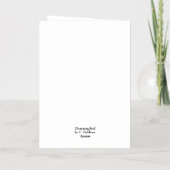 Hummingbird Happy Birthday Folie Wenskaart (Achterkant)