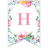 Hummingbird Happy Birthday Girl Bunting Banner (Tweede vlag)