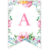 Hummingbird Happy Birthday Girl Bunting Banner (Derde vlag)