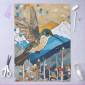 Hummingbird Happy Decoupage Tissuepapier (Craft)
