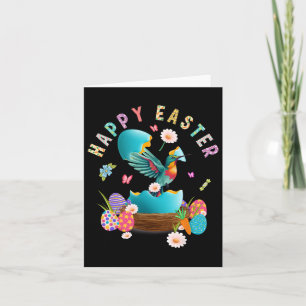 Hummingbird Happy Easter Egg Hunting Paasdag Hu Kaart