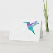 Hummingbird Happy Moederdag Folie Wenskaart (Voorkant)