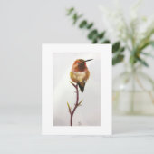 Hummingbird Hartelijk dank Nota/Nota kaart met env (Staand voorkant)