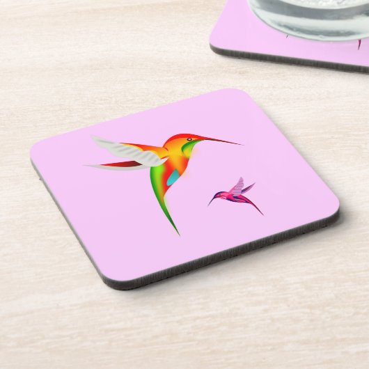 Hummingbird Haven Onderzetter Set (Linkerzijde)