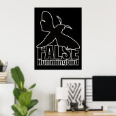 Hummingbird Hawk-Moth Butterfly - Entomology Geek Poster (Thuiskantoor)