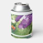 Hummingbird Hawk Moth en Lilacs Blikjeskoeler (Blikje Achterkant)