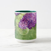 Hummingbird Hawk Moth en Lilacs Tweekleurige Koffiemok (Center)