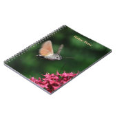 Hummingbird hawk-moth hovering notitieboek (Linkerzijde)