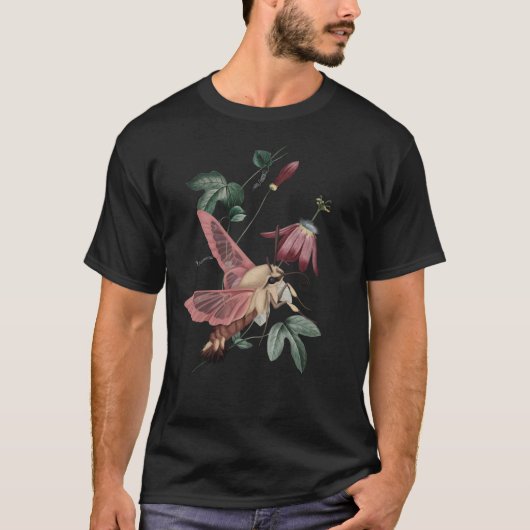Hummingbird Hawk Moth T-shirt (Voorkant)