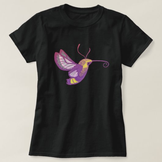Hummingbird Hawk Moth T-shirt (Design voorkant)