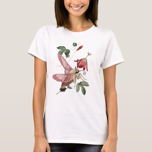 Hummingbird Hawk Moth T-shirt (Voorkant)