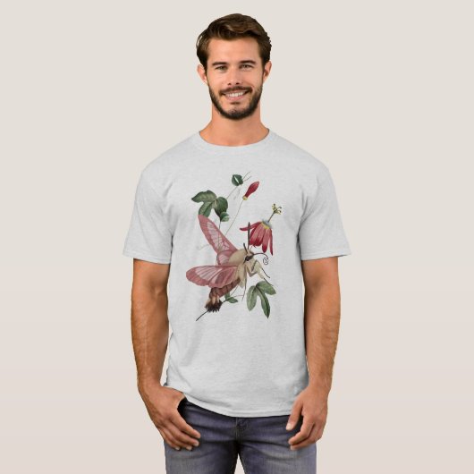 Hummingbird Hawk Moth T-shirt (Voorkant volledig)