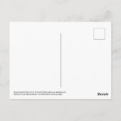 Hummingbird Hawk-moth-vlinder tijdens de vlucht Briefkaart (Achterkant)