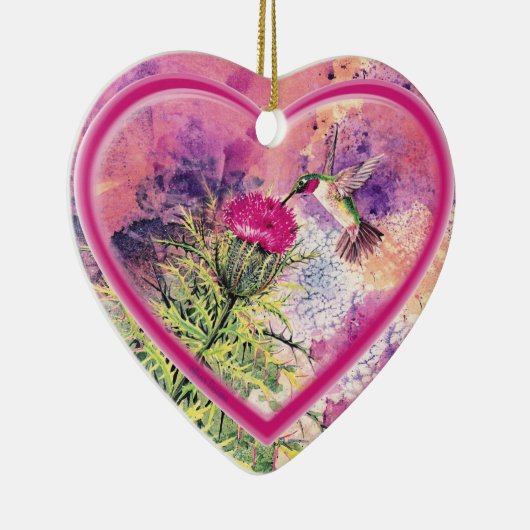 Hummingbird Heart Ornament (Rechts)
