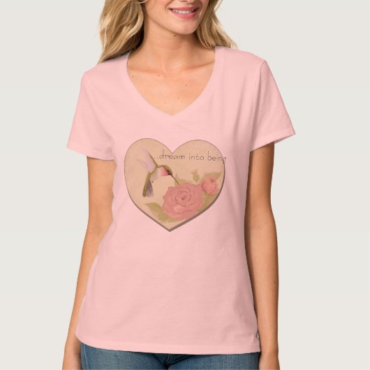 Hummingbird Heart T-shirt (Voorkant)