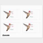 Hummingbird Helper Rechthoekige Sticker (Vel)