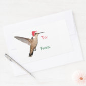Hummingbird Helper Rechthoekige Sticker (Envelop)