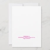 Hummingbird & Hibiscus Blank Wenskaart Kaart (Achterkant)