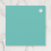 Hummingbird Hibiscus Hawaiian Floral | Gebeurtenis Bedankjes Labels (Achterkant)