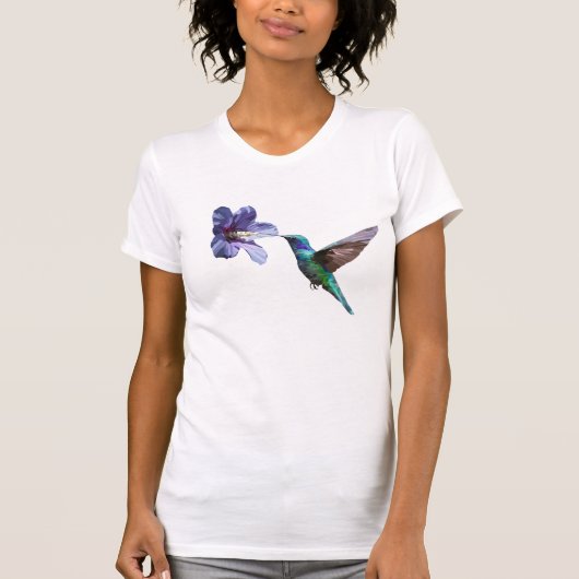  Hummingbird/Hibiscus Women's T-Shirt (Voorkant)