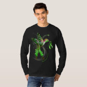 Hummingbird Hold Green Ribbon Kidney Disease Aware T-shirt (Voorkant volledig)