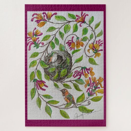 Hummingbird Home Puzzel (Verticaal)