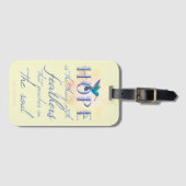 Hummingbird Hope - Bagagelabel (Voorkant (horizontaal))