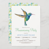 Hummingbird Housewarming Party Uitnodiging (Voorkant / Achterkant)