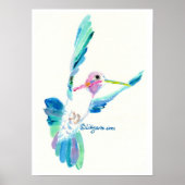 Hummingbird Hover Print and Poster (Voorkant)