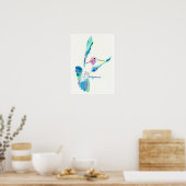 Hummingbird Hover Print and Poster (Keuken)