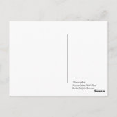 Hummingbird hovering briefkaart (Achterkant)