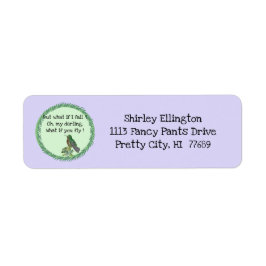 Hummingbird Hummingbird address Label