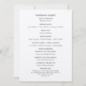 Hummingbird huwelijksprogramma (Achterkant)