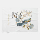 Hummingbird Hydrangea Flowers Theedoek (Horizontaal)