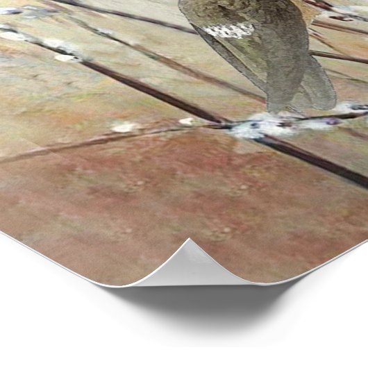 Hummingbird ik ben altijd bij jou thuis. poster (Hoek)